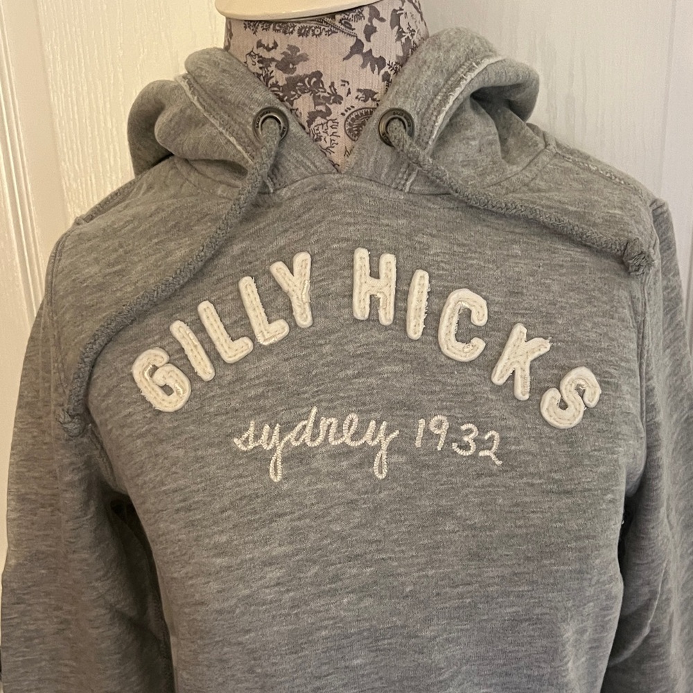 Gilly Hicks Heather Gray Pullover Hoodie - Picture 2 of 8